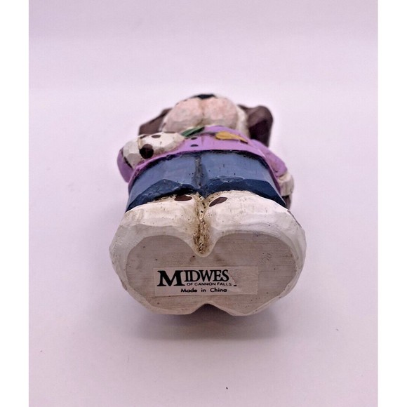 Eddie Walker Midwest of Cannon Falls Dog With Frog Figurine Used - Picture 6 of 9